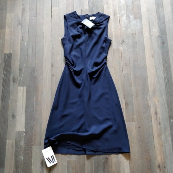NWT MM Lafleur Eleanor Dress Midnight Blue Work Wear Size 2 - Picture 7 of 8